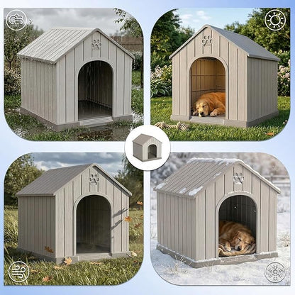 DRATO Outdoor Dog House Waterproof Roof, Large Capacity Pet House - Image 6