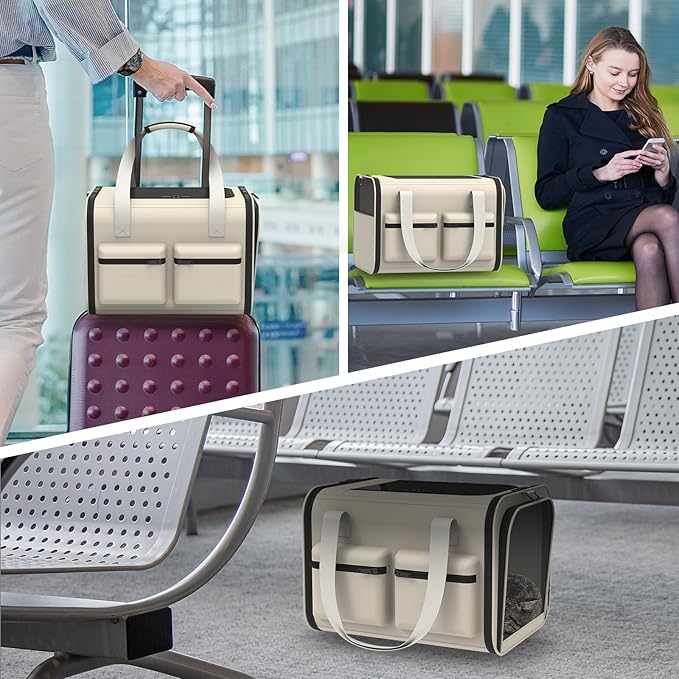 Cat Carrier Soft Airline Approved - Image 6