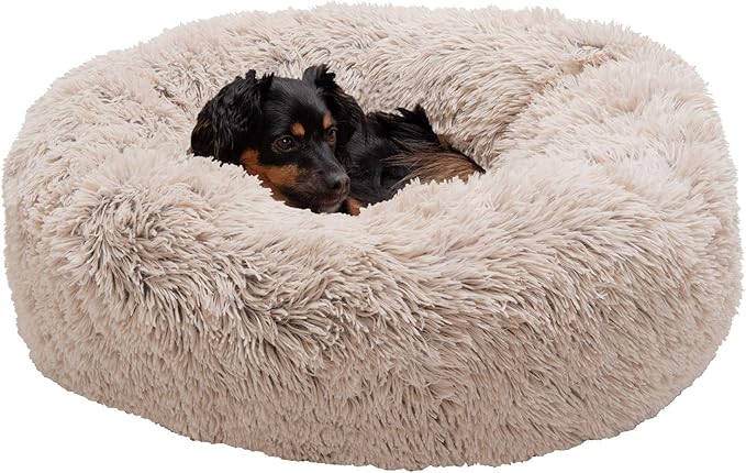Furhaven 30" Round Calming Donut Dog Bed by FurHaven