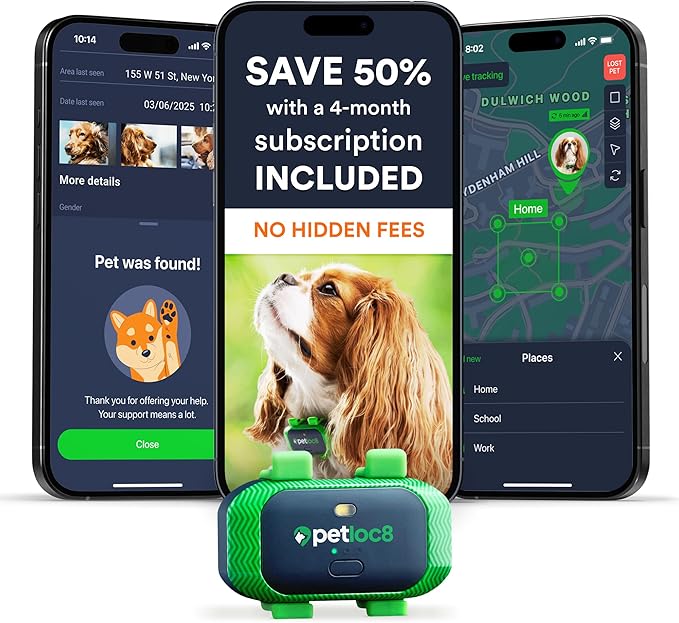 GPS Pet Tracker for Dogs by PetLoc8