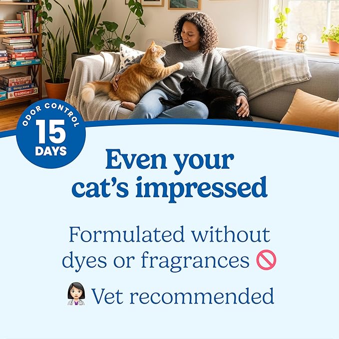 Fresh Step Advanced Simply Unscented Multi Cat Clumping Cat Litter, Low Dust - Image 3