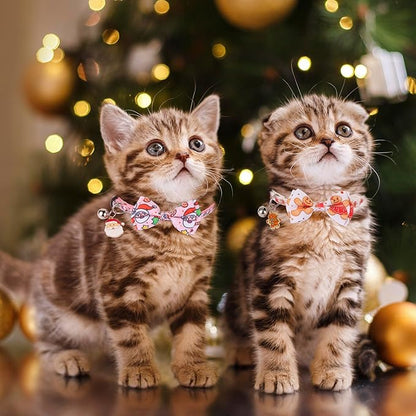 ADOGGYGO Pink Christmas Cat Collar - Image 2