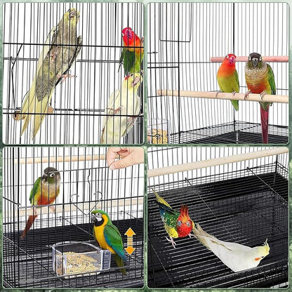 Portable Bird Cage Carrier, Travel Parrot Cage - Image 6