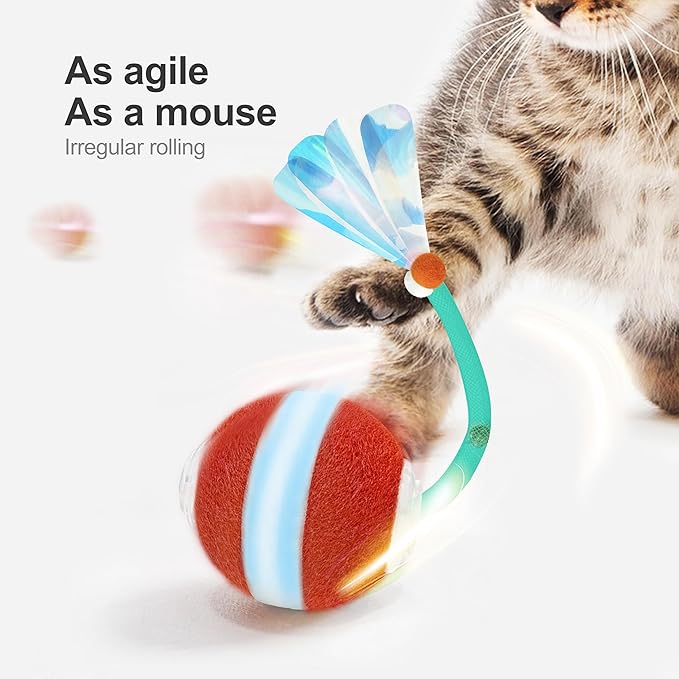 Jkanti Interactive Cat Toys for Indoor Cats, The 3rd Generation Agile Moving - Image 2