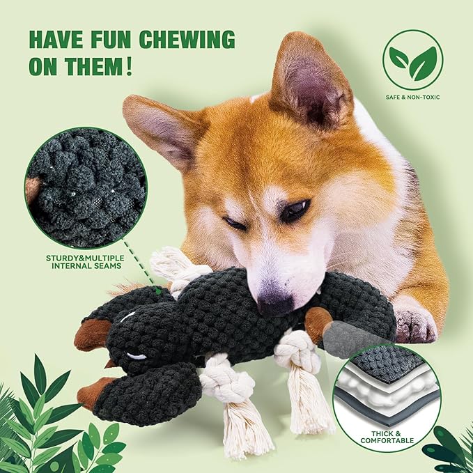 LEGEND SANDY Dog Squeaky Toys for Puppy, 5 Pack Small Dog Toys, Stuffed Animal - Image 4