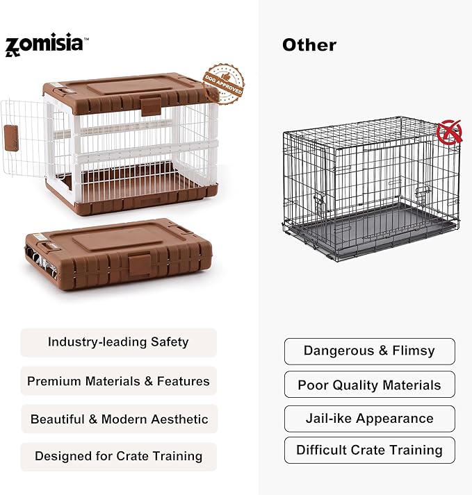 ZOMISIA Collapsible Dog Crate for Dogs - Image 7