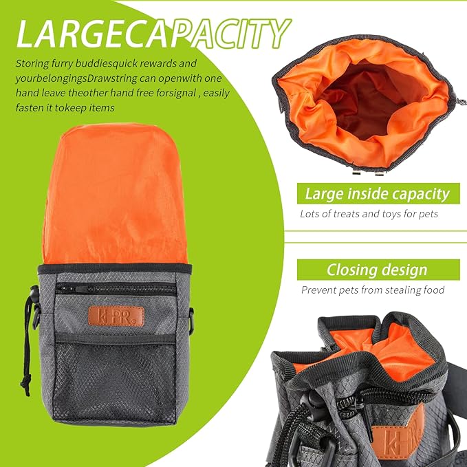 Dog Treat Training Pouch Easily Carries Pet Toys Kibble, Treats Built-in Poop - Image 5