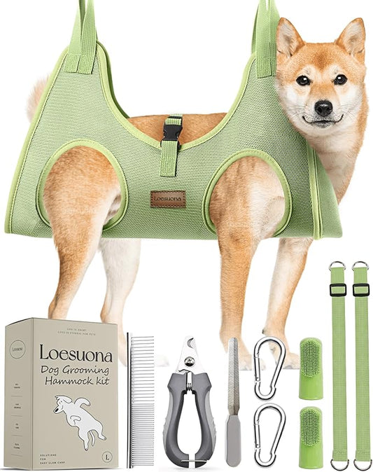 Dog Grooming Hammock – for Dogs Cat Grooming Hammock, Dog Sling for Nail by Unknown