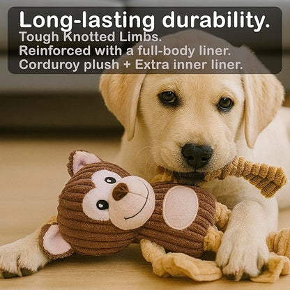 Jalousie Plush Toys Assortment Value Bundle Puppy Pet Mutt Squeak Toy - Image 4