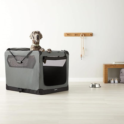 Amazon Basics Portable Foldable Soft Pet Dog Crate Carrier Kennel - Image 5