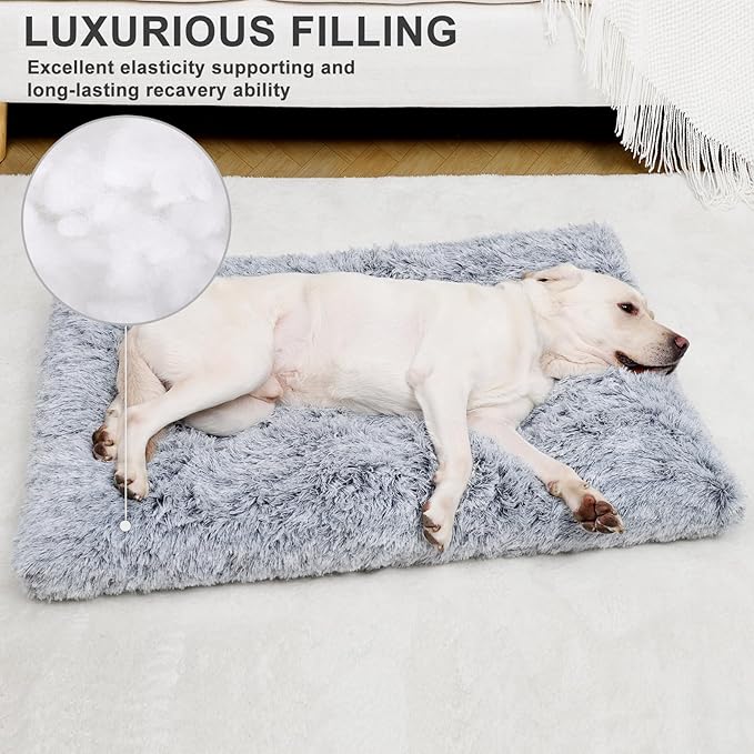 Vonabem Dog Bed, Extra Large, Plush Soft Pet Beds - Image 3