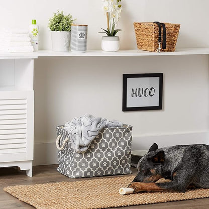 Bone Dry Pet Storage Collection Lattice Paw Print, Medium Rectangle - Image 6
