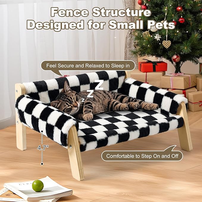 FAMIDGE Elevated Cat Couch Bed for Indoor Cats - Image 7