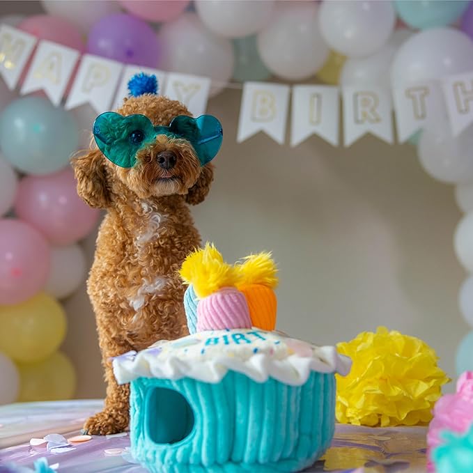 Outward Hound Hide-A-Birthday-Cake Dog Toy – Interactive 2‑in‑1 Plush Puzzle - Image 7