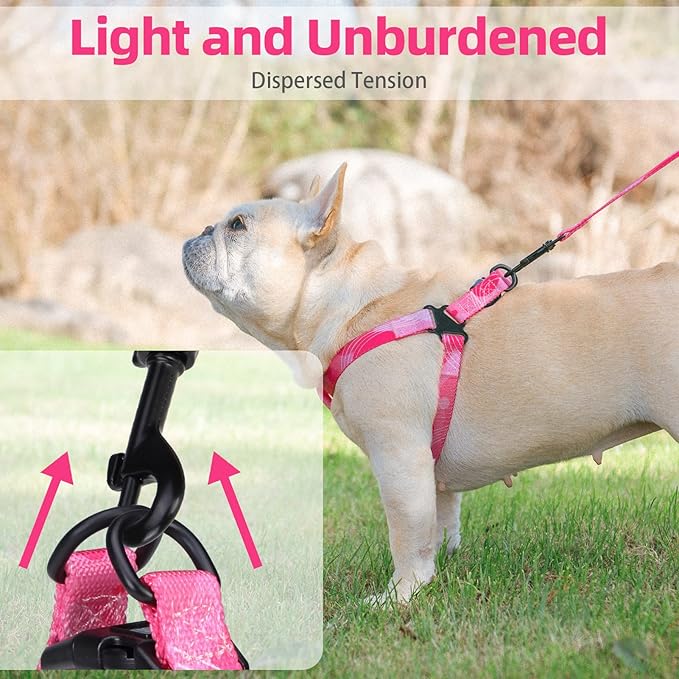 PUPTECK No Pull Dog Harness Soft Adjustable Basic Nylon Step in Puppy Vest - Image 7