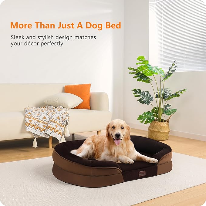 Dwanton Orthopedic Dog Bed for Large Dogs - Image 2