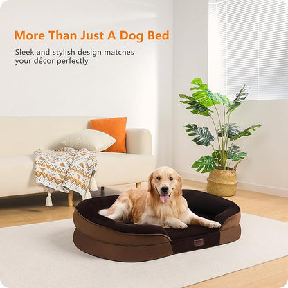 Dwanton Orthopedic Dog Bed for Large Dogs - Image 2