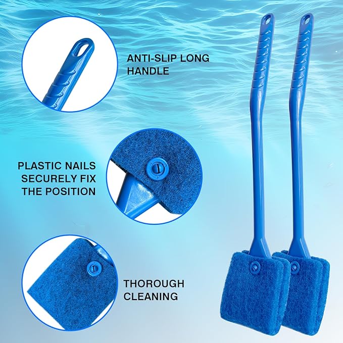Promising Aquarium Scrubber Tools, Fish Tank Brush - Image 8