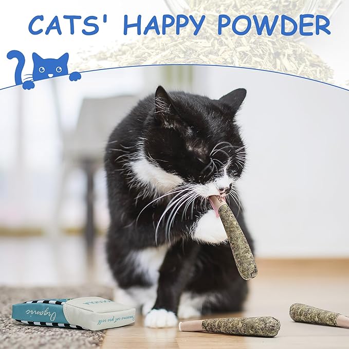 Nocciola 3 Pack Catnip Toys for Cats, Funny Cat Toys Filled - Image 5