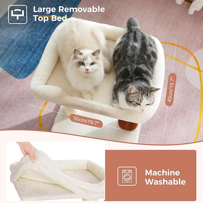 Cat Tree Tower for Large Cats Cat Scratching Post - Image 3