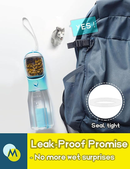 Portable Water Bottle for Dogs, 3 in 1 Pet Travel Bowl Dispenser - Image 4