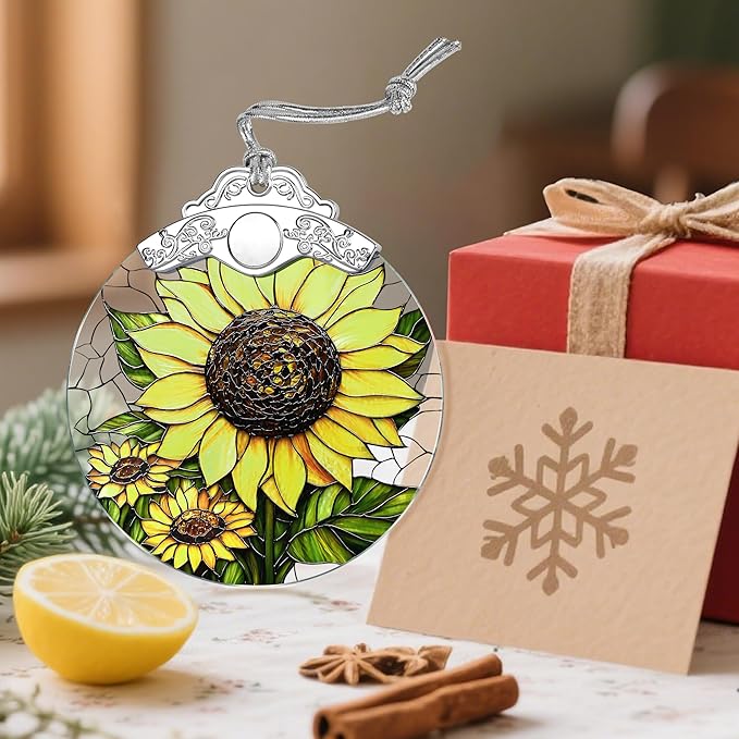 Stained Glass Ornament, Christmas Ornaments, Christmas Decorations - Image 6