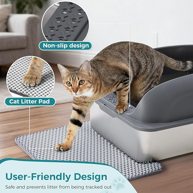 OLIXIS Stainless Steel Cat Litter Box - Image 3