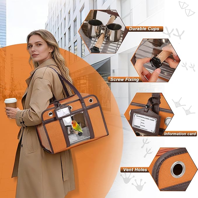 Sanmoncare Stylish Bird Carrier - Image 2