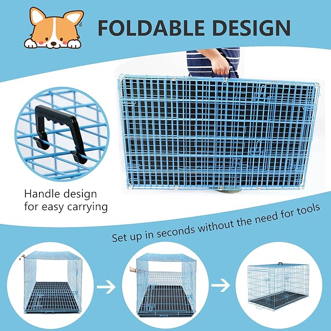 FDW Extra Large Dog Crate Dog Kennel Cage - Image 6