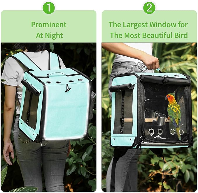 Sanmoncare Bird Carrier for Car Travel - Image 5