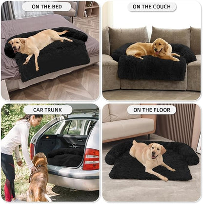 GGIB Calming Dog Bed Fluffy Plush Dog Mat - Image 6