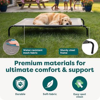 FurHaven Elevated Dog Bed, Cooling Raised Pet Cot - Image 4