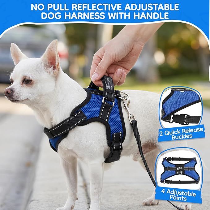 No Pull Reflective Adjustable Dog Harness - Image 2