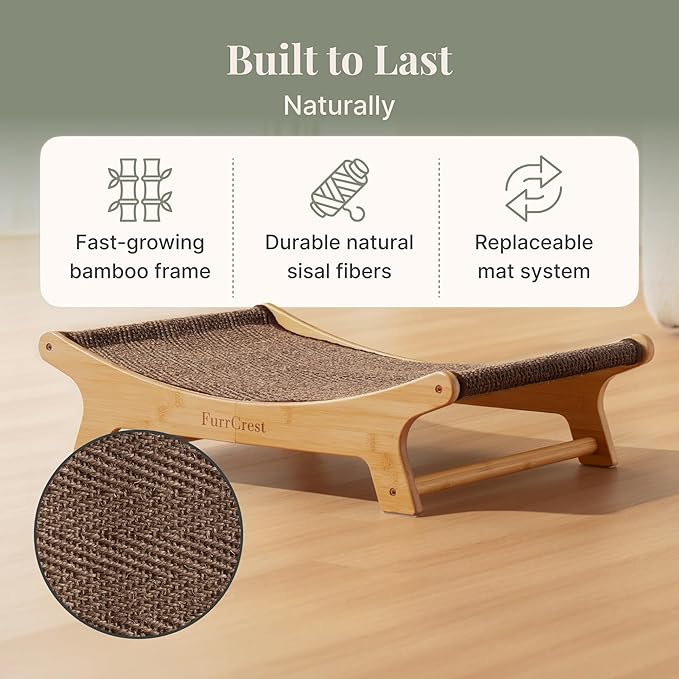 XL Sisal Cat Scratcher Bed - Image 2