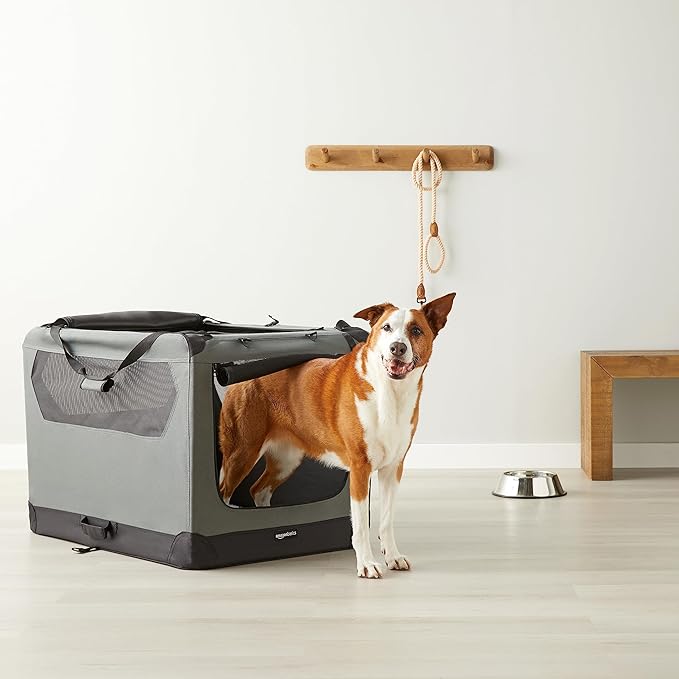 Amazon Basics Portable Folding Soft Pet Dog Crate Carrier Kennel - Image 5