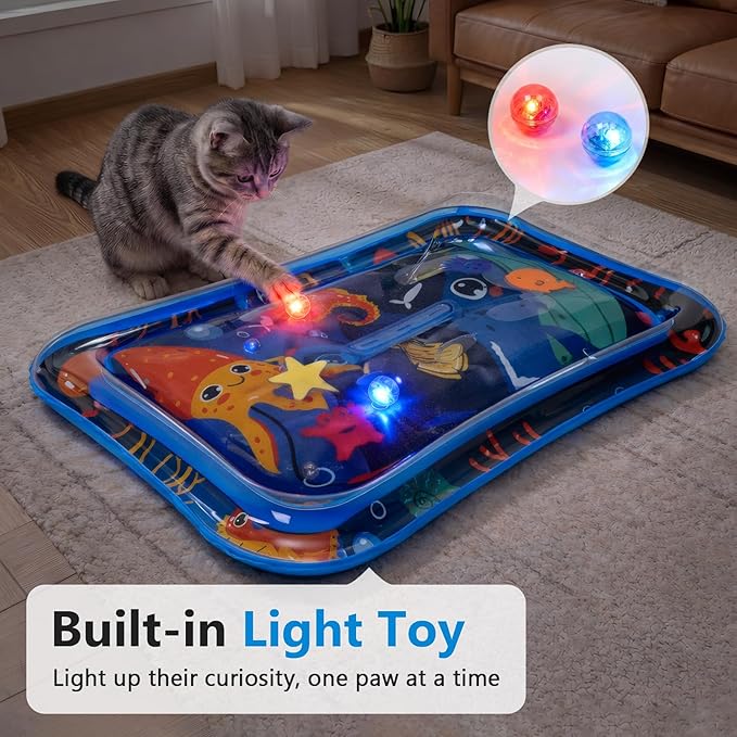 Cat Water Sensory Play Mat - Image 2