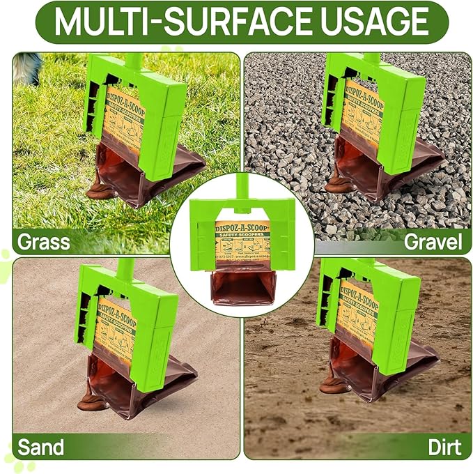 Dispoz-A-Scoop® Revolutionary 4-in-1 Dog Poop Scooper, Clean - Image 7