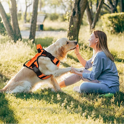 WINGOIN Orange Tactical Dog Harness - Image 6