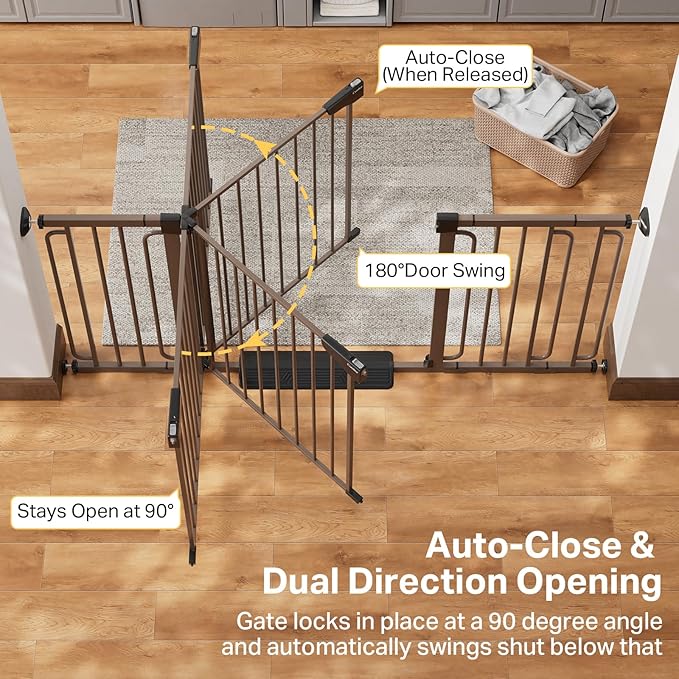 Cumbor 36.6-64" Extra Wide Baby Gate - Image 5