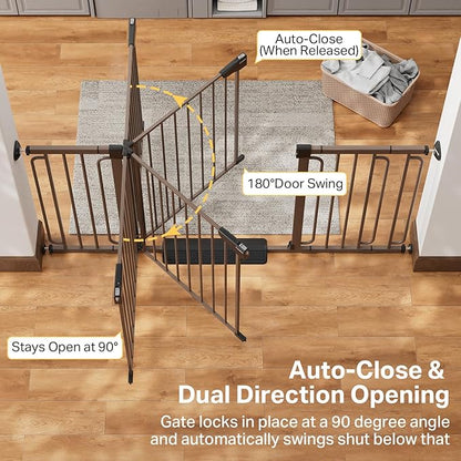 Cumbor 36.6-64" Extra Wide Baby Gate - Image 5