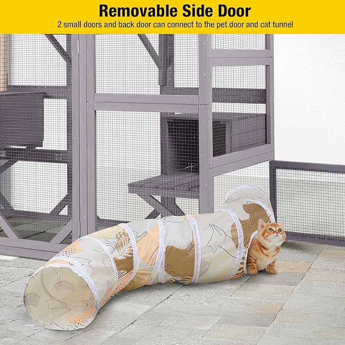 Window Catio Outdoor Cat Encolsure Large Cat House Walk in Kitty Shlter - Image 6