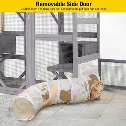 Window Catio Outdoor Cat Encolsure Large Cat House Walk in Kitty Shlter - Image 6
