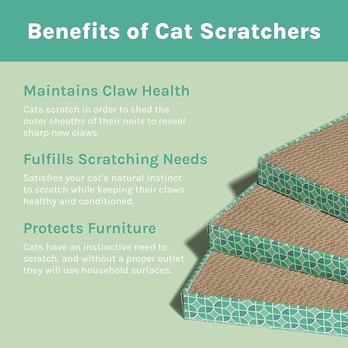 Kitty City Over The Door Cat Scratcher Clip – Space Saving Vertical Scratching - Image 5