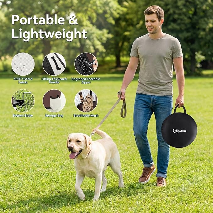 Dog Playpen, Cat Pet Puppy Pen, Portable Playpens - Image 4