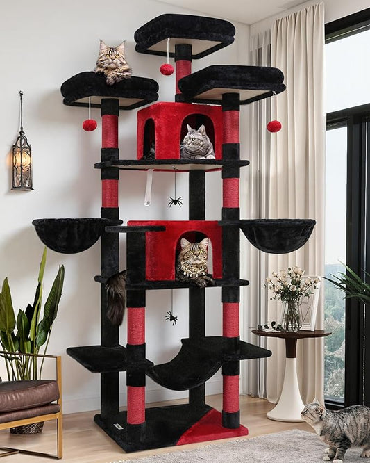 Globlazer Gothic Cat Tree, 80inch Goth Cat Tower by Globlazer