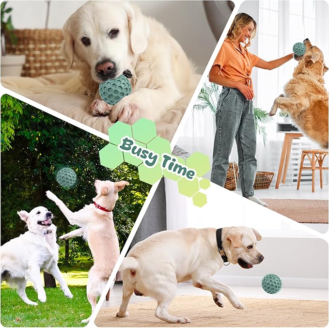 Tough Dog Chew Toys for Aggressive Chewers, Indestructible Dog Balls for - Image 7
