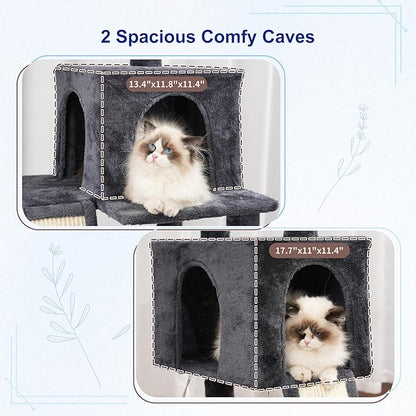 Gitelsnour Cat Tree for Indoor Cats, Sturdy Cat Tree House - Image 2