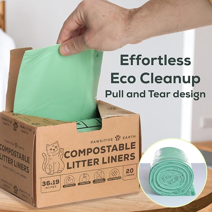 Cat Litter Box Liners 100% Compostable - Image 2