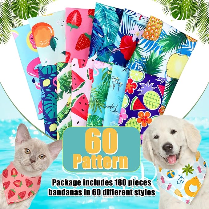 Reginary 180 Pcs Dog Bandanas Bulk - Image 3