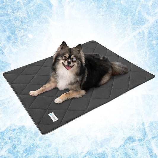 PetAmi Premium Cooling Dog Blanket | Lightweight Fluffy Pet Throw Blanket Bed by PetAmi